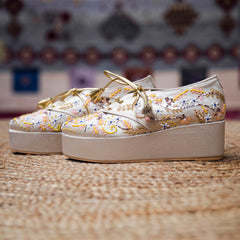 Begum (multi gold) Wedding Sneaker wedges Bridal shoes Begum (multi gold) Wedding Sneaker wedges Bridal shoes