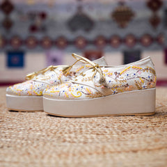 Begum (multi gold) Wedding Sneaker wedges Bridal shoes Begum (multi gold) Wedding Sneaker wedges Bridal shoes