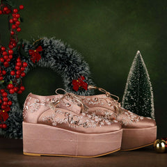 Begum (Blush PINK) Wedding Sneaker wedges Bridal shoes Begum (Blush PINK) Wedding Sneaker wedges Bridal shoes