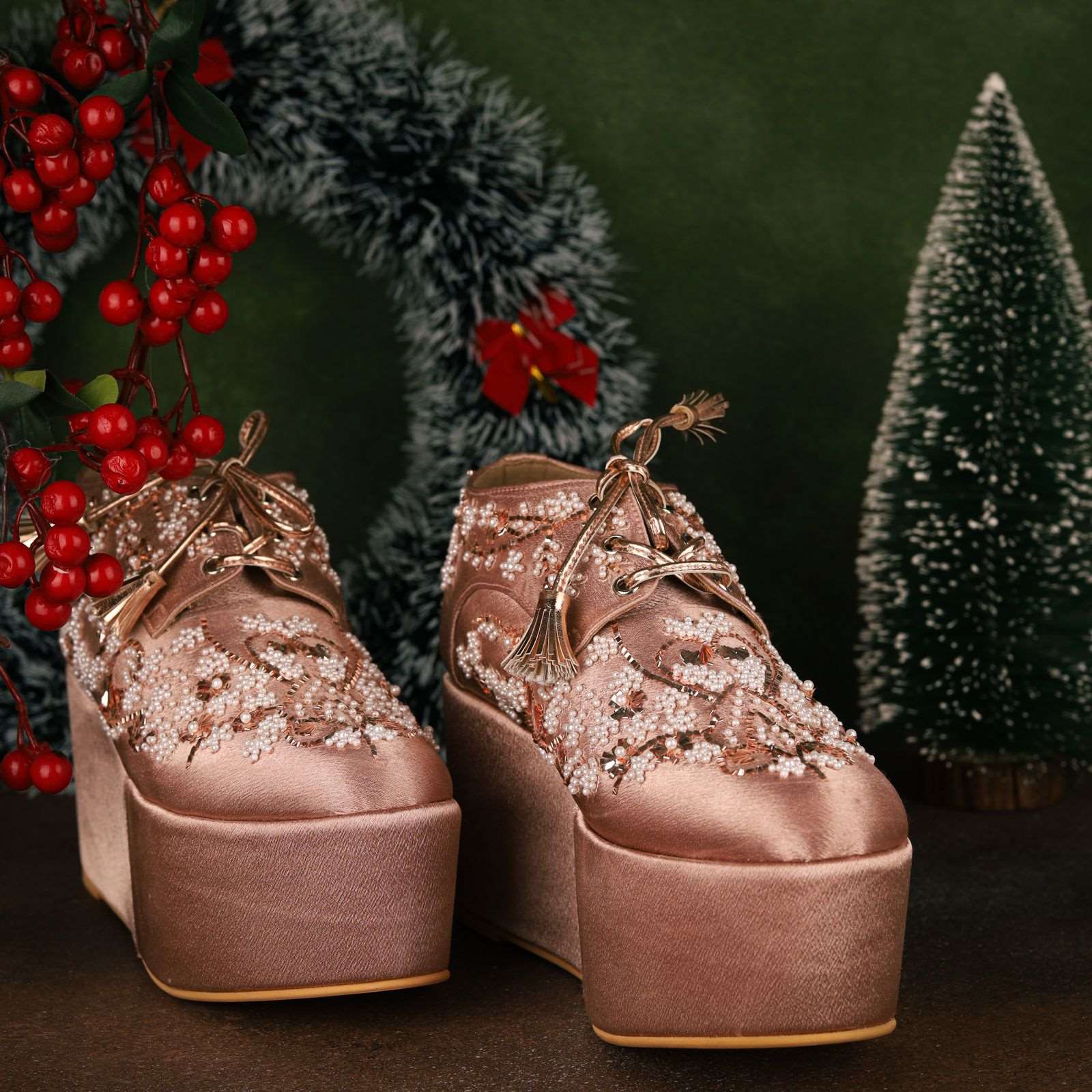 Begum (Blush PINK) Wedding Sneaker wedges Bridal shoes Begum (Blush PINK) Wedding Sneaker wedges Bridal shoes