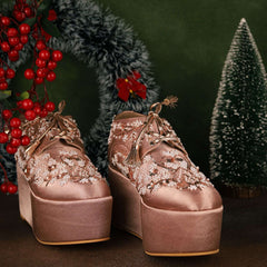 Begum (Blush PINK) Wedding Sneaker wedges Bridal shoes Begum (Blush PINK) Wedding Sneaker wedges Bridal shoes
