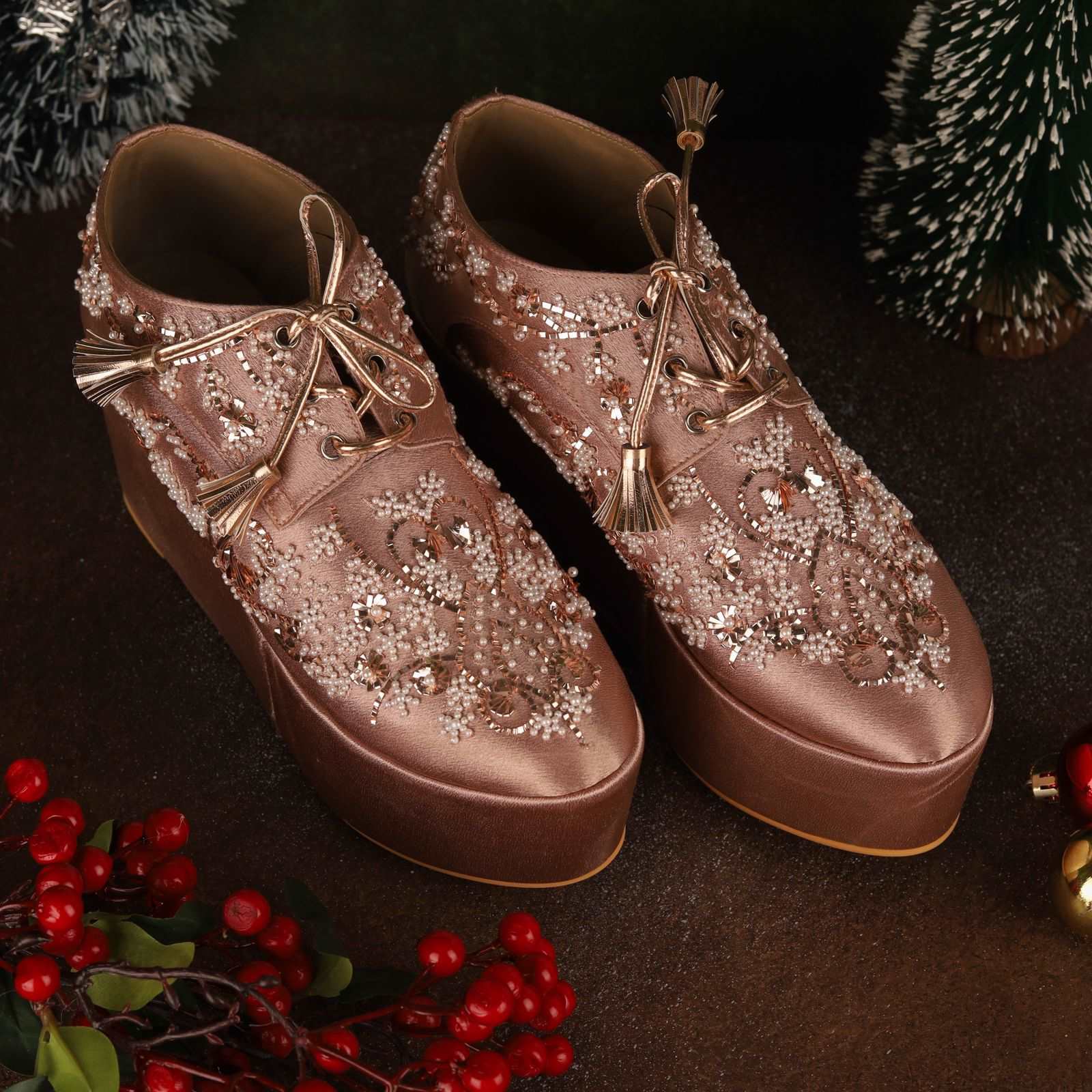 Begum (Blush PINK) Wedding Sneaker wedges Bridal shoes Begum (Blush PINK) Wedding Sneaker wedges Bridal shoes