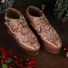 Begum (Blush PINK) Wedding Sneaker wedges Bridal shoes Begum (Blush PINK) Wedding Sneaker wedges Bridal shoes
