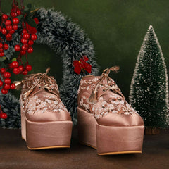 Begum (Blush PINK) Wedding Sneaker wedges Bridal shoes Begum (Blush PINK) Wedding Sneaker wedges Bridal shoes