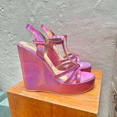 Prisma I Pink Holographic Wedges I Tiesta Prisma I Pink Holographic Wedges I Tiesta
