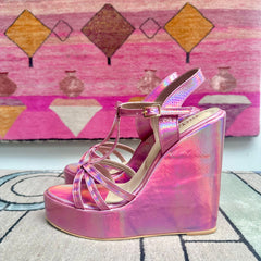 Prisma I Pink Holographic Wedges I Tiesta Prisma I Pink Holographic Wedges I Tiesta