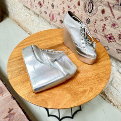 Sneaker Wedges (Silver) Sneaker Wedges (Silver)