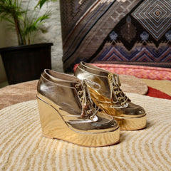 Sneaker wedges (Gold) Bridal shoes wedges Sneaker wedges (Gold) Bridal shoes wedges