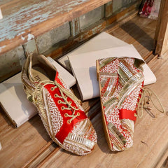 POPPY- Red Bridal Sneaker Platform Wedges | Tiesta Shoes POPPY- Red Bridal Sneaker Platform Wedges | Tiesta Shoes
