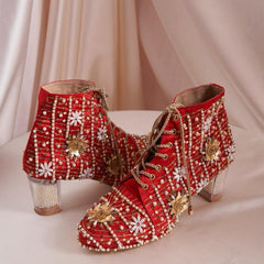 Customisable Red Sneaker pearl blocks Customisable Red Sneaker pearl blocks