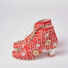 Customisable Red Sneaker pearl blocks Customisable Red Sneaker pearl blocks