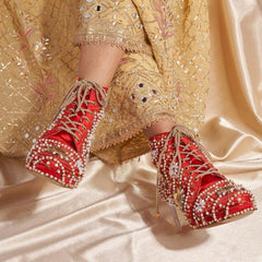 Customisable Red Sneaker pearl blocks Customisable Red Sneaker pearl blocks
