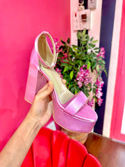 Alia Bhatt Customised Heels | 5-5.5 Inch | Satin| Tiesta for Alia Bhat Alia Bhatt Customised Heels | 5-5.5 Inch | Satin| Tiesta for Alia Bhat