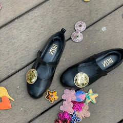 Baby Ballerina Black - Kids baby Shoes Baby Ballerina Black - Kids baby Shoes