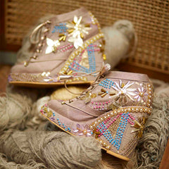 Copper Bridal Sneaker Wedges - Customized Wedding Shoes | Tiesta Copper Bridal Sneaker Wedges - Customized Wedding Shoes | Tiesta
