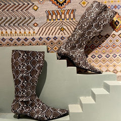 Wild Boots (Customised Printed boots knee length) Wild Boots (Customised Printed boots knee length)