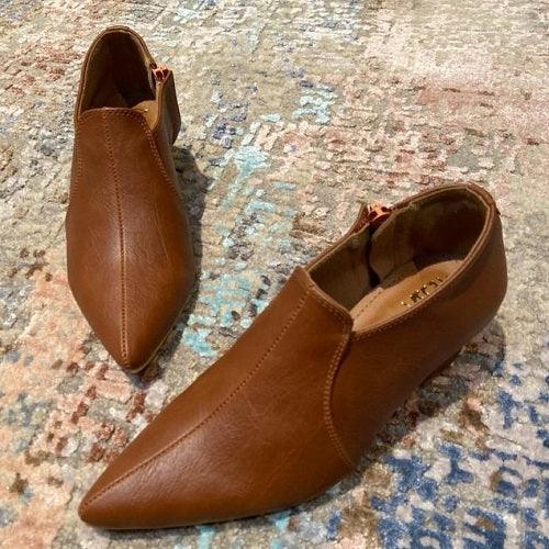 Ankle Tan Boots – Tiesta Store