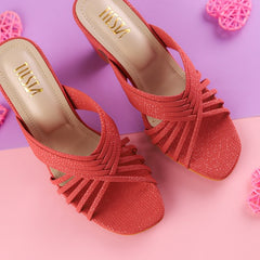 Pink Strappy Block Heels | Tiesta Shoes Pink Strappy Block Heels | Tiesta Shoes