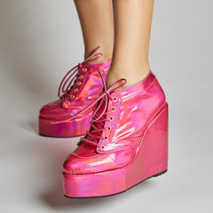 Sneaker Wedges (Pink) Sneaker Wedges (Pink)