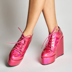 Sneaker Wedges (Pink) Sneaker Wedges (Pink)