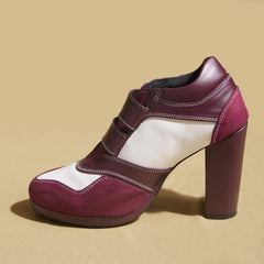 Maroon Sneaker Boots – 4 to 4.5 Inch Heel | Customisable