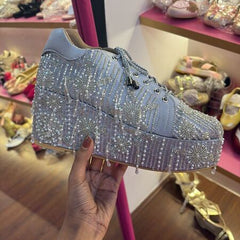 Pearl Glow – 3 Inch platform Sneaker