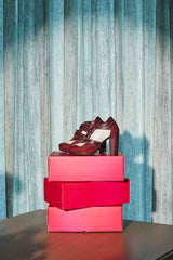 Maroon Sneaker Boots – 4 to 4.5 Inch Heel | Customisable