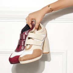 Maroon Sneaker Boots – 4 to 4.5 Inch Heel | Customisable