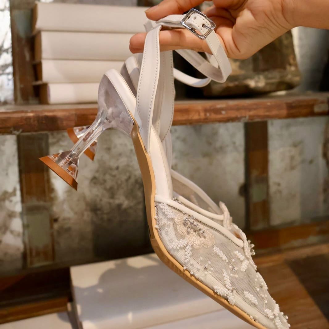 Chloé Bridal Heels I Tiesta shoes - Main Image