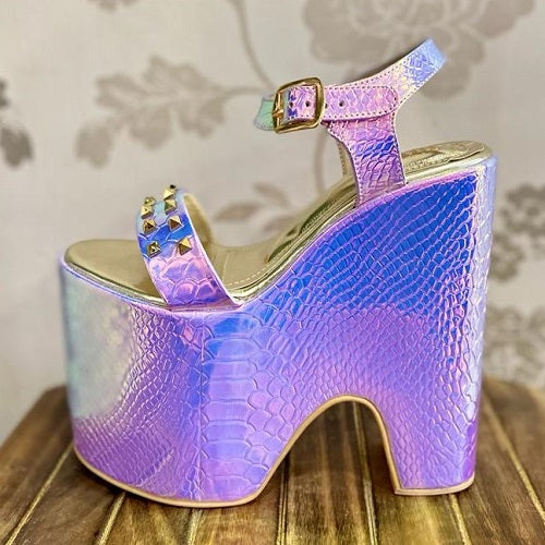 Buy MissHeel Clear Platform Sexy Heels Lace-up at Ubuy India