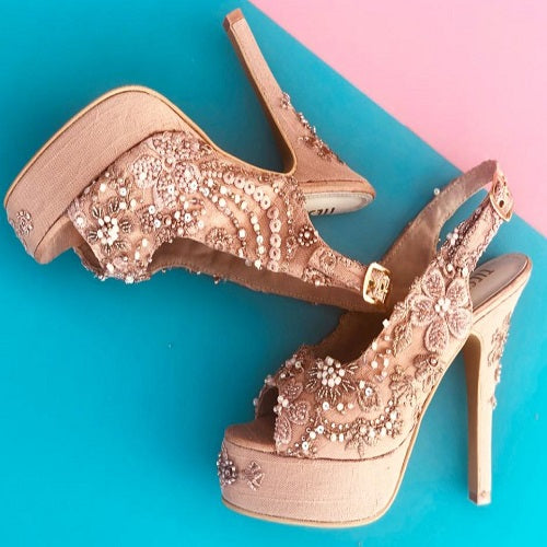 Heels Women High Heels Wedding Bridal Scarpins Glitter Heels Stiletto –  Nancy Alvarez Collection