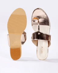 T Strap Block - Rose Gold Finish